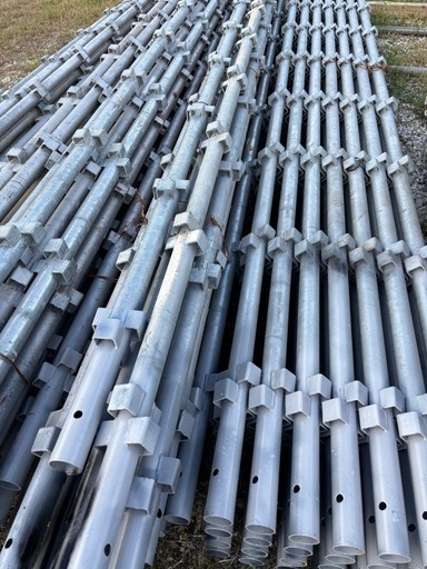 仮設足場資材　支柱3600（8コマ）　中古　信和一側足場　解体・リフォーム 20本セット