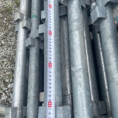 仮設足場資材　支柱3600（8コマ）　中古　信和一側足場　解体・リフォーム 20本セットの画像