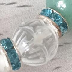 新品　健康　成功　精神　災難　繁栄　邪気祓　龍水晶　蓮彫刻　翡翠　ブレスレットの画像