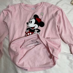 女の子ディズニーミニーマウス ピンクTシャツ130の画像