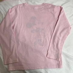 女の子ディズニーミニーマウス ピンクTシャツ130の画像
