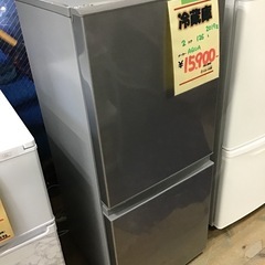 AQUA    2ドア冷蔵庫　2019年製　126L    中古品