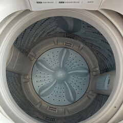 2021年製！ハイセンス 全自動電気洗濯機 ガラストップ 洗濯機 7.5㎏ HW-G75A の画像