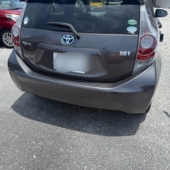低走行28000km 車検12月　アクア　事故車　HVバッテリー新品交換済みの画像
