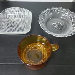 ガラス製食器６個セット/各単品の画像