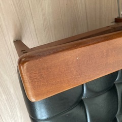 【お話中】レトロ   ビンテージ風　2人掛けソファの画像
