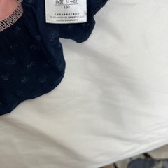 130女の子ピンクハートフリルTシャツの画像