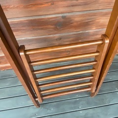 【お話し中】木製ハンガーラックの画像