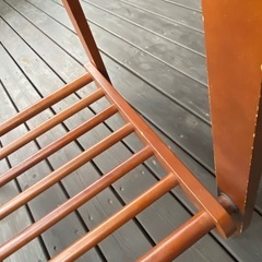 【お話し中】木製ハンガーラックの画像