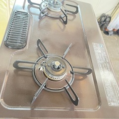 ガス台　都市ガス用　2022年製　パロマ  IC-S807KHA-Rの画像