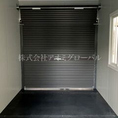 シャッターガレージ 車１台分で設置可能 2.5×4ｍ 色変え無料 全国ＯＫ コンテナ プレハブハウス ユニットハウス 倉庫/物置/納屋/バイク/セキュリティ/自転車置き場/カーポートの画像