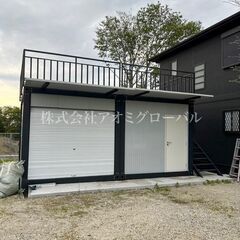 連結18.5畳広々空間！屋上も付いてて最高の空間に コンテナ プ...