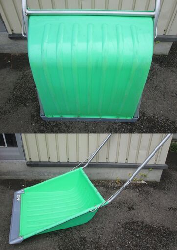 505104スノーダンプ / 大小 取っ手幅約67、58cm【2台】ママさんダンプ 除雪