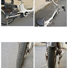 {受付中}🔴⭐️超特価⭐🔴電動自転車 ブリヂストン 20インチ 子供乗せ 中古 052204の画像