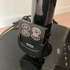 【引渡し決定】扇風機　ブラック　リモコン付の画像