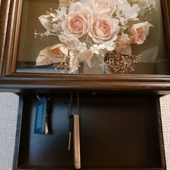無料・壁掛け花時計(ジャンク)の画像