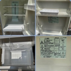 【ジャンク品】nationalノンフロン冷凍冷蔵庫の画像