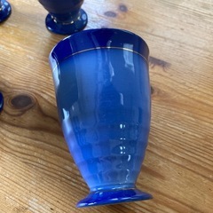 昭和レトロ　陶器ビールグラス　5個の画像