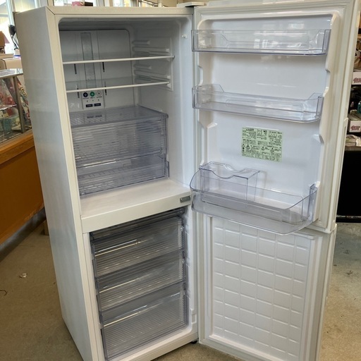 K2507-238 SHARP 2ドア冷蔵庫 SJ-PD28E-W 280L 2019年製 動作確認済み キズ汚れ有り