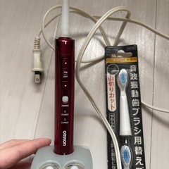 オムロン★電動歯ブラシ★替ブラシ付き