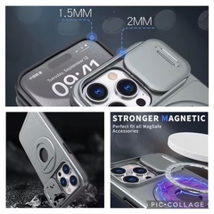 iPhone スマホケース　15Pro ブルー新品の画像