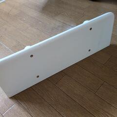 白　おしゃれな棚　難あり　2つありますの画像