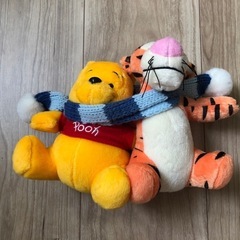 プーさん&ティガーのぬいぐるみの画像