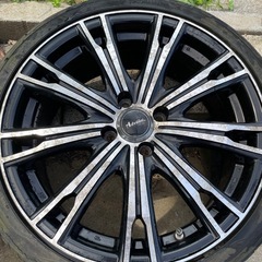 引取 advanti racing 205/40R17 タイヤ4本セット アルミホイール　ホイール の画像