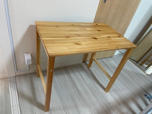 無印良品 パイン材テーブル 折り畳み式 (so) 経堂のテーブルの