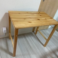 無印良品 パイン材テーブル 折り畳み式