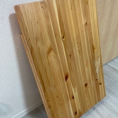 無印良品 パイン材テーブル 折り畳み式の画像