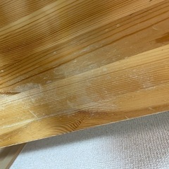 無印良品 パイン材テーブル 折り畳み式の画像