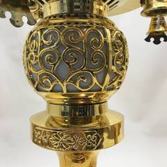 仏具 極楽灯 鈴付き 灯籠 2個セット 中古★K2758Zの画像