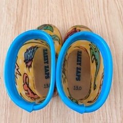 レインシューズ　長靴　恐竜柄　13cmの画像