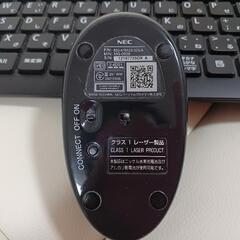 【動作確認済】NEC ワイヤレスキーボード マウス／ヤマダ電機購入品の画像
