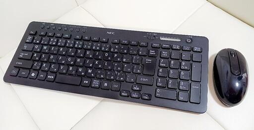 動作確認済】NEC ワイヤレスキーボード マウス／ヤマダ電機購入品