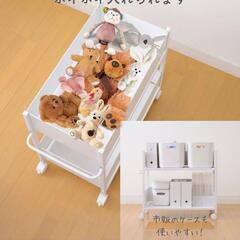 山善 収納ラック キャスター付き YAMAZENの画像