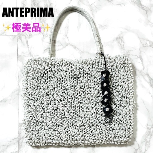 極美品 ANTEPRIMAアンテプリマ ワイヤーバッグ 大容量 チャーム