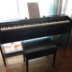【取引中】08年製 動作OK カシオ PX-720 電子ピアノ 説明書・譜面台・椅子付き 近隣配送＆引き取りの画像