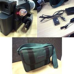 ジャンク品 ビクター ムービー miniDV GR-DV3000 バッテリー 充電器 バッグ付き 中古 札幌市東区 新道東店の画像