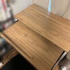 【セット割りあり】美品✨木目デスク＆メッシュチェアセット