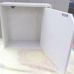 扉付き カラーボックス 幅35㎝ 1段 ホワイト 収納棚 ホワイト 収納ボックス カラーBOX 西岡店の画像