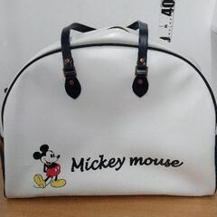 0703-191 ヴィンテージ レトロ ミッキーマウス エナメルバック