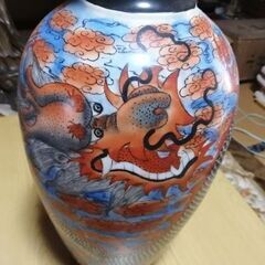 大きな　壺　縦57cm弱の画像