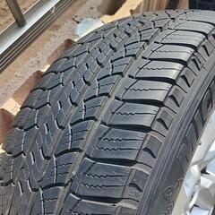 タイヤ純正ホイル付き265/65/r17　ランクルに使用　ノーマル4本、スタッドレス4本の画像