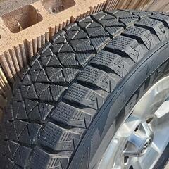 タイヤ純正ホイル付き265/65/r17　ランクルに使用　ノーマル4本、スタッドレス4本の画像