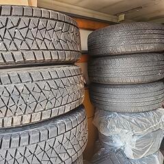 タイヤ純正ホイル付き265/65/r17　ランクルに使用　ノーマル4本、スタッドレス4本の画像