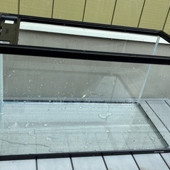 水槽　寿工芸　ガラス　KOTOBUKI  クリスタル水槽　中古の画像
