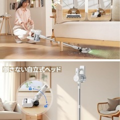 Leacco コードレス掃除機 42000paスティック掃除機の画像