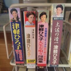昭和カセット🍎石川さゆり、長山洋子、中村美津子　など34個　ラック付きの画像